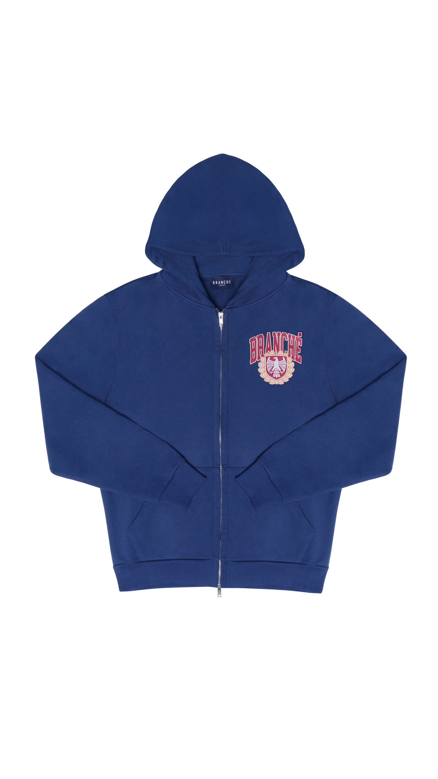 Organic Cotton Tracksuit Sweater Navy Blue