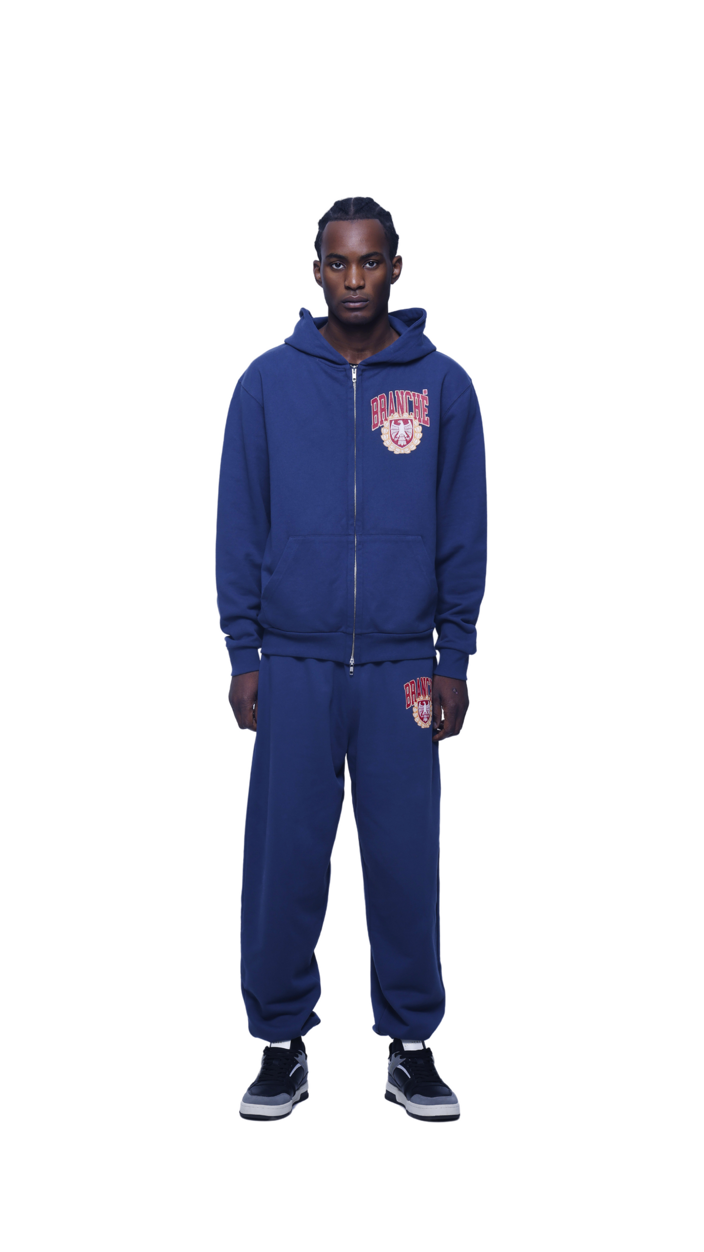 Organic Cotton Tracksuit Bottom Blue