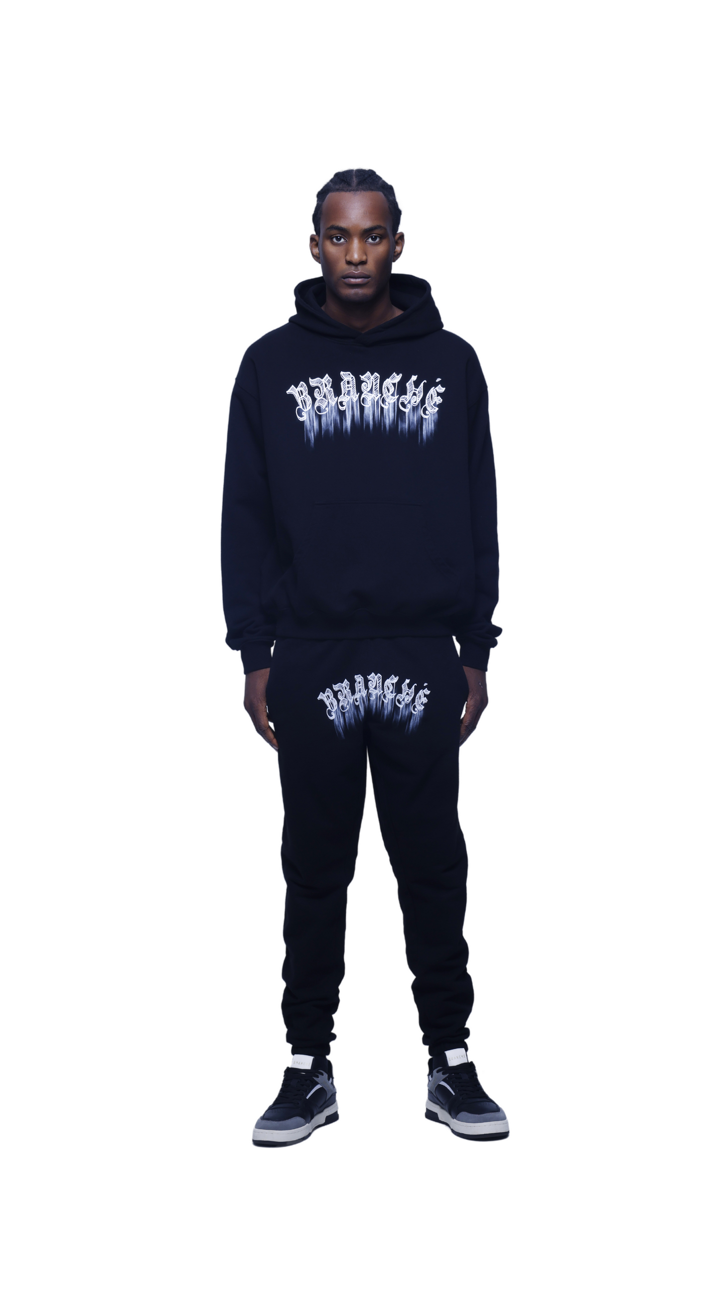 Organic Cotton Tracksuit Bottom Black