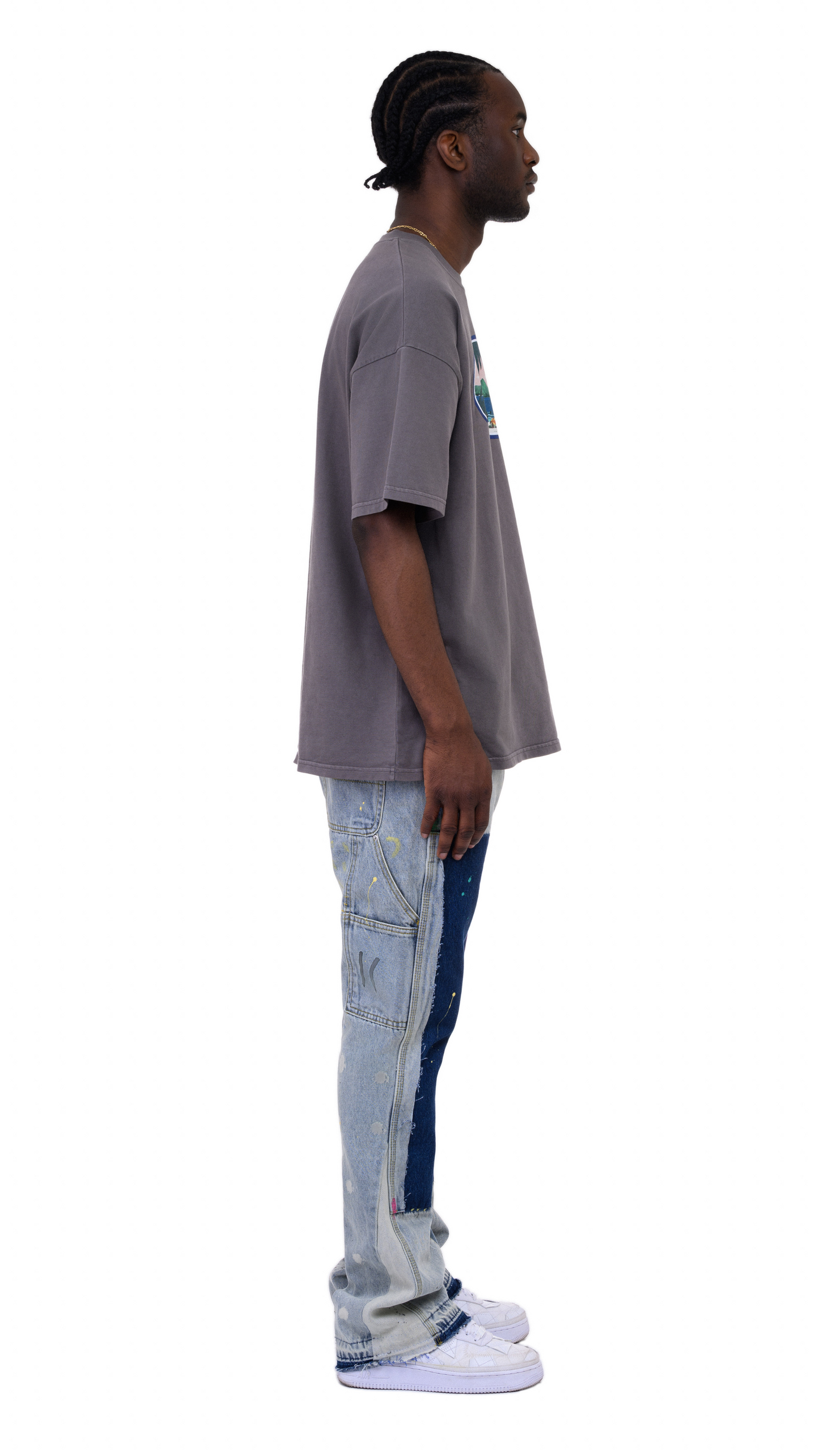Exclusive Grey Graphic Tee – Shop Luxury Streetwear